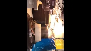 LCN08A 光纤激光切割头切割碳钢4mm